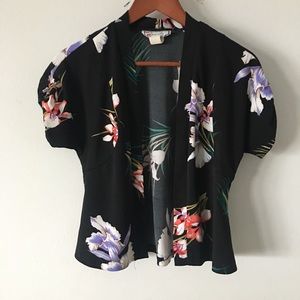 Vintage Hawaiian Kimono Top Sz M